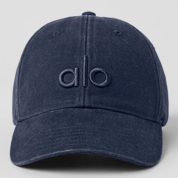 NWT ALO Authentic Washed Off-Duty Cap Vintage Navy - Picture 3 of 5